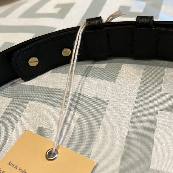 Beautiful handcrafted Leather and Metal Chain Belt - Sz Large - NWT - Picture 6 of 16